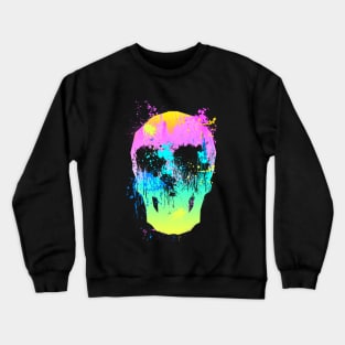 skull graffiti Crewneck Sweatshirt